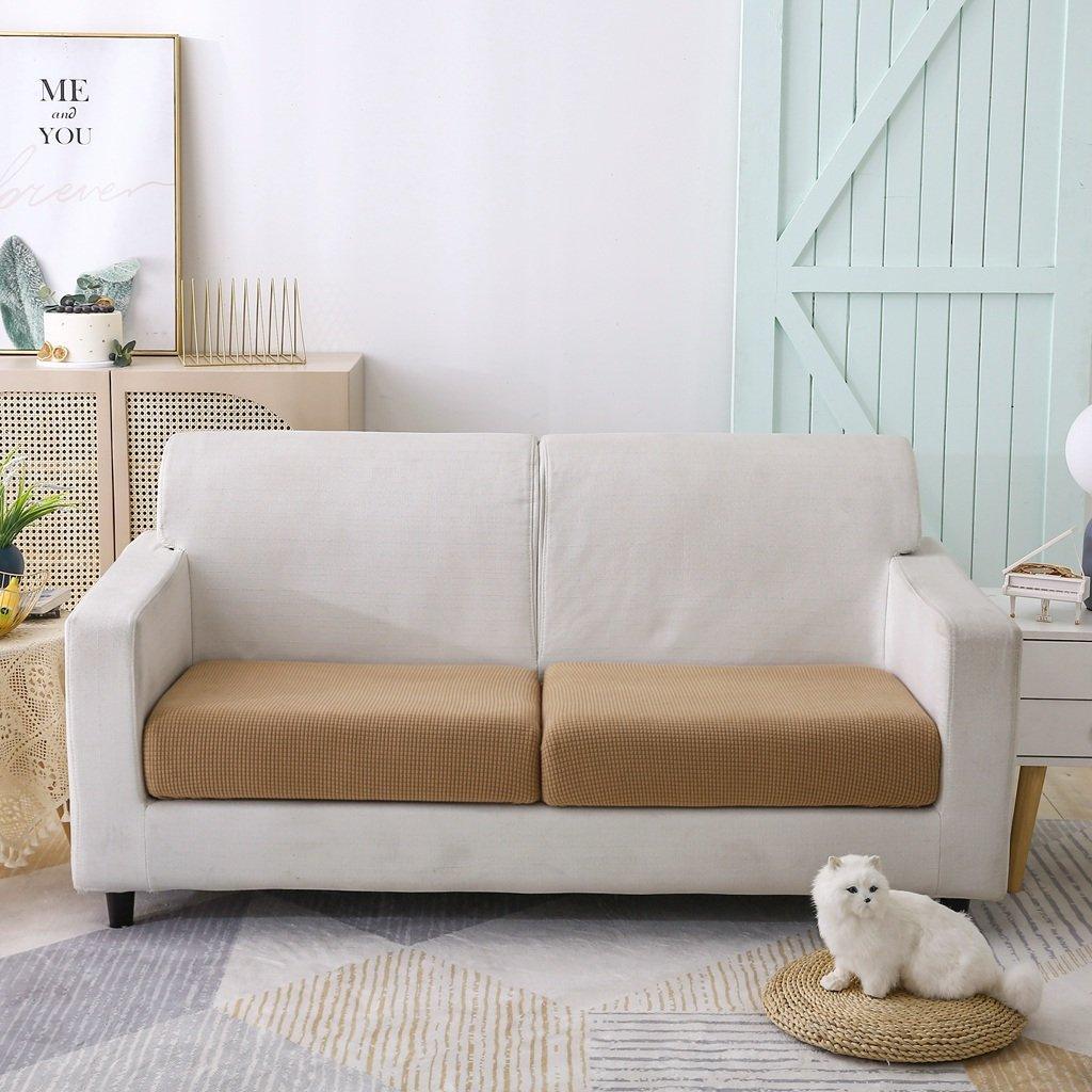 Sofa Cushion Cover - Narrow Jacquard - Chestnut Brown