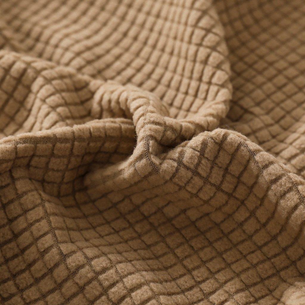 Sofa Cushion Cover - Narrow Jacquard - Chestnut Brown - Image 4
