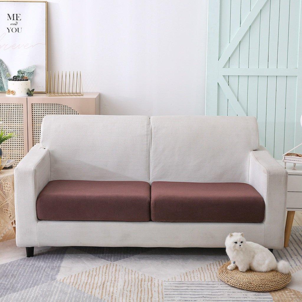 Sofa Cushion Cover - Narrow Jacquard - Chocolate