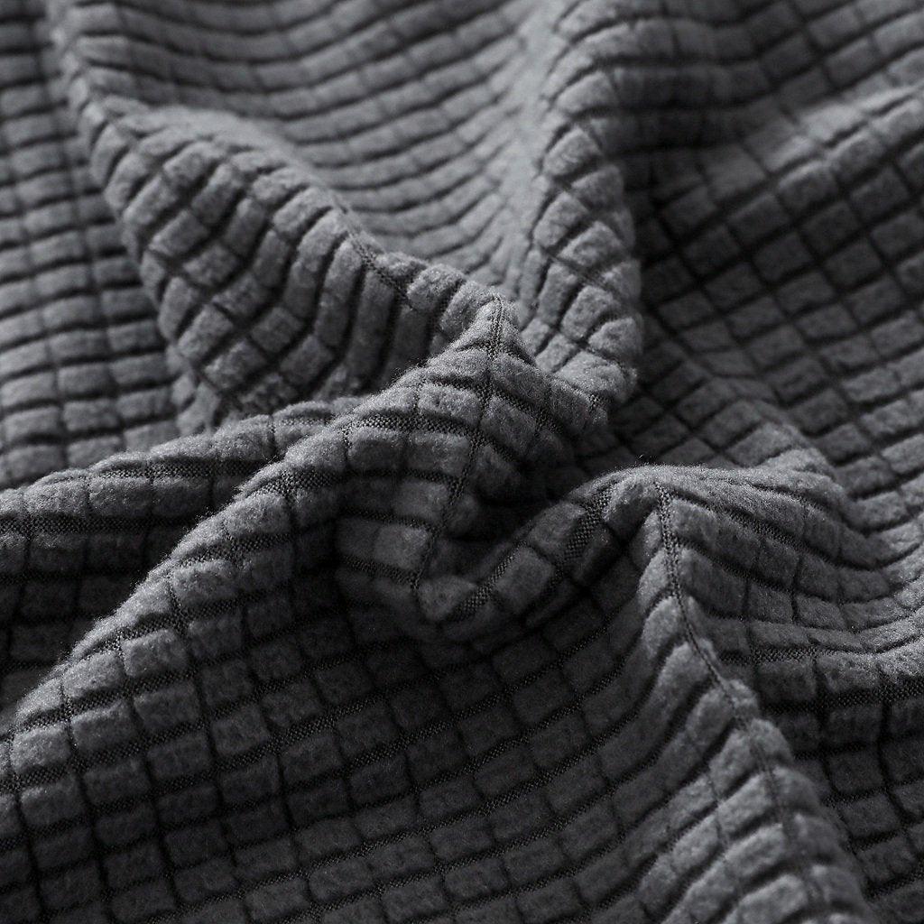 Sofa Cushion Cover - Narrow Jacquard - Dark Grey - Image 5