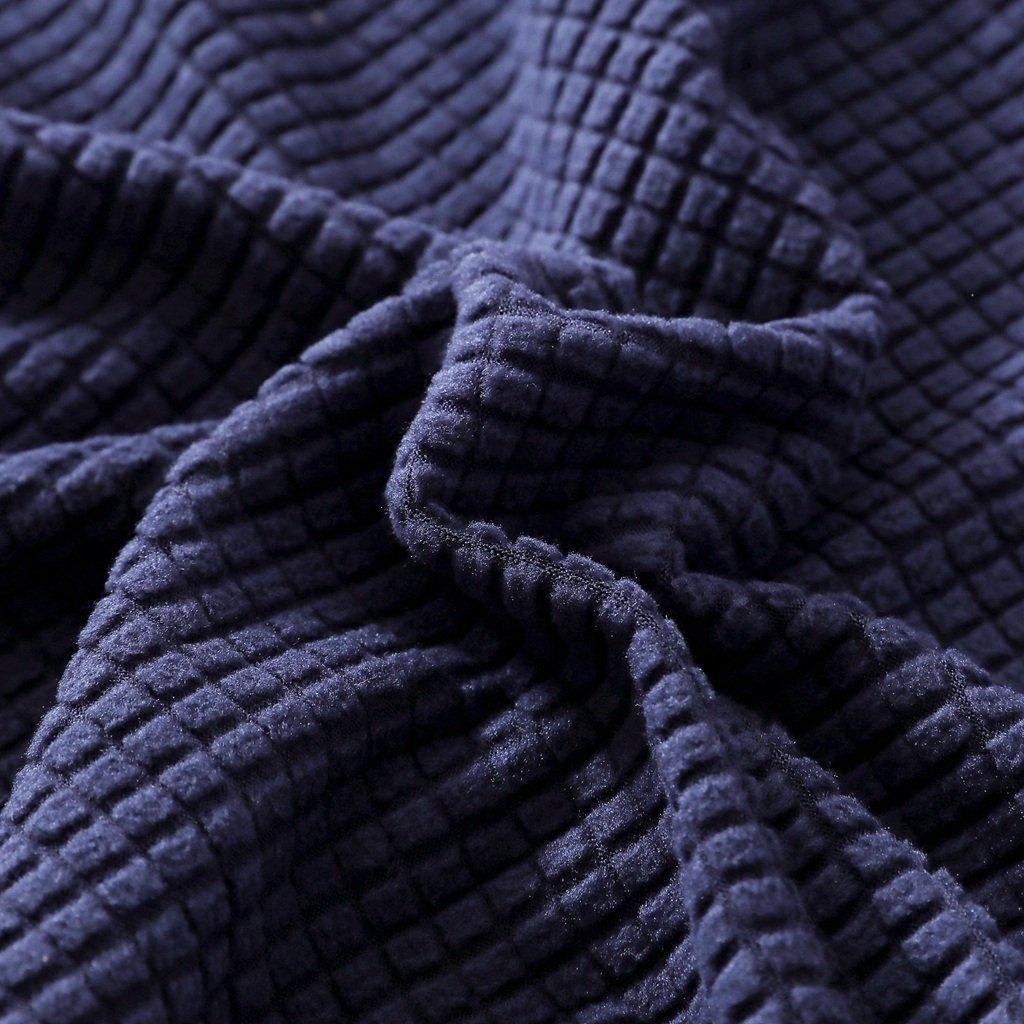 Sofa Cushion Cover - Narrow Jacquard - Navy blue - Image 3