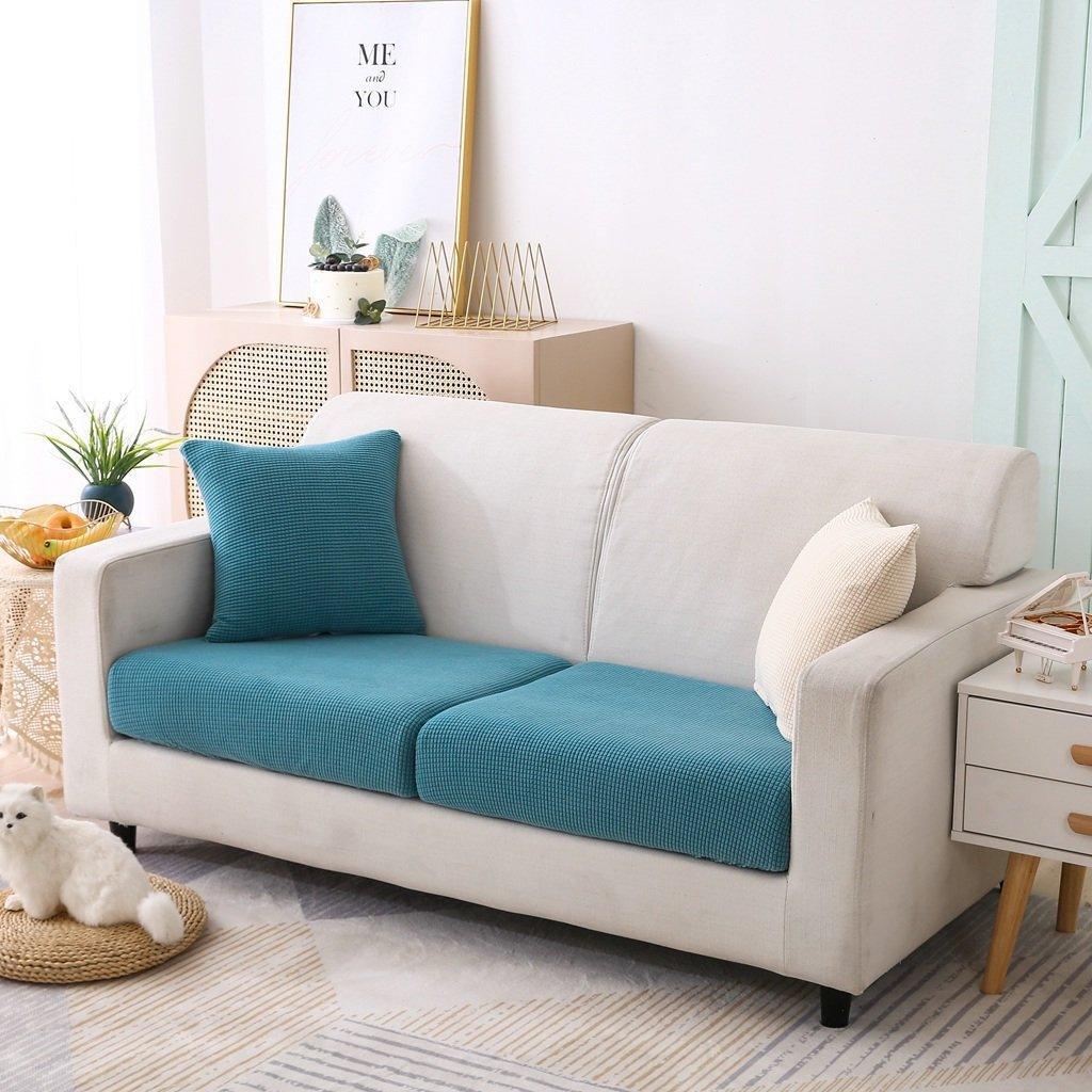 Sofa Cushion Cover - Narrow Jacquard - Sky Blue