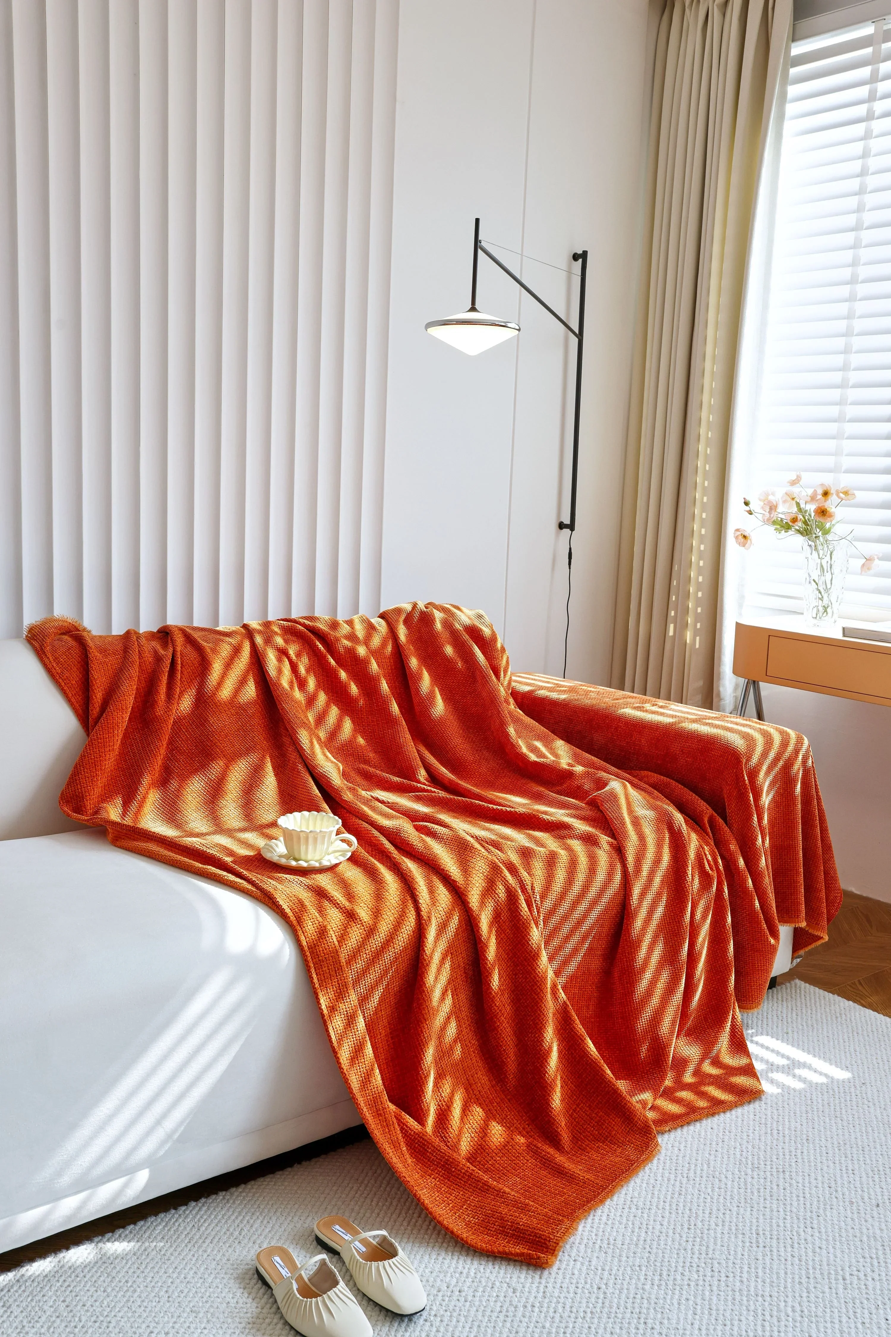 Sofa Throw - Coveri - Caramel - Image 4