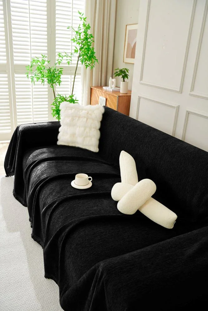 Sofa Throw - Elligate - Black - Image 3