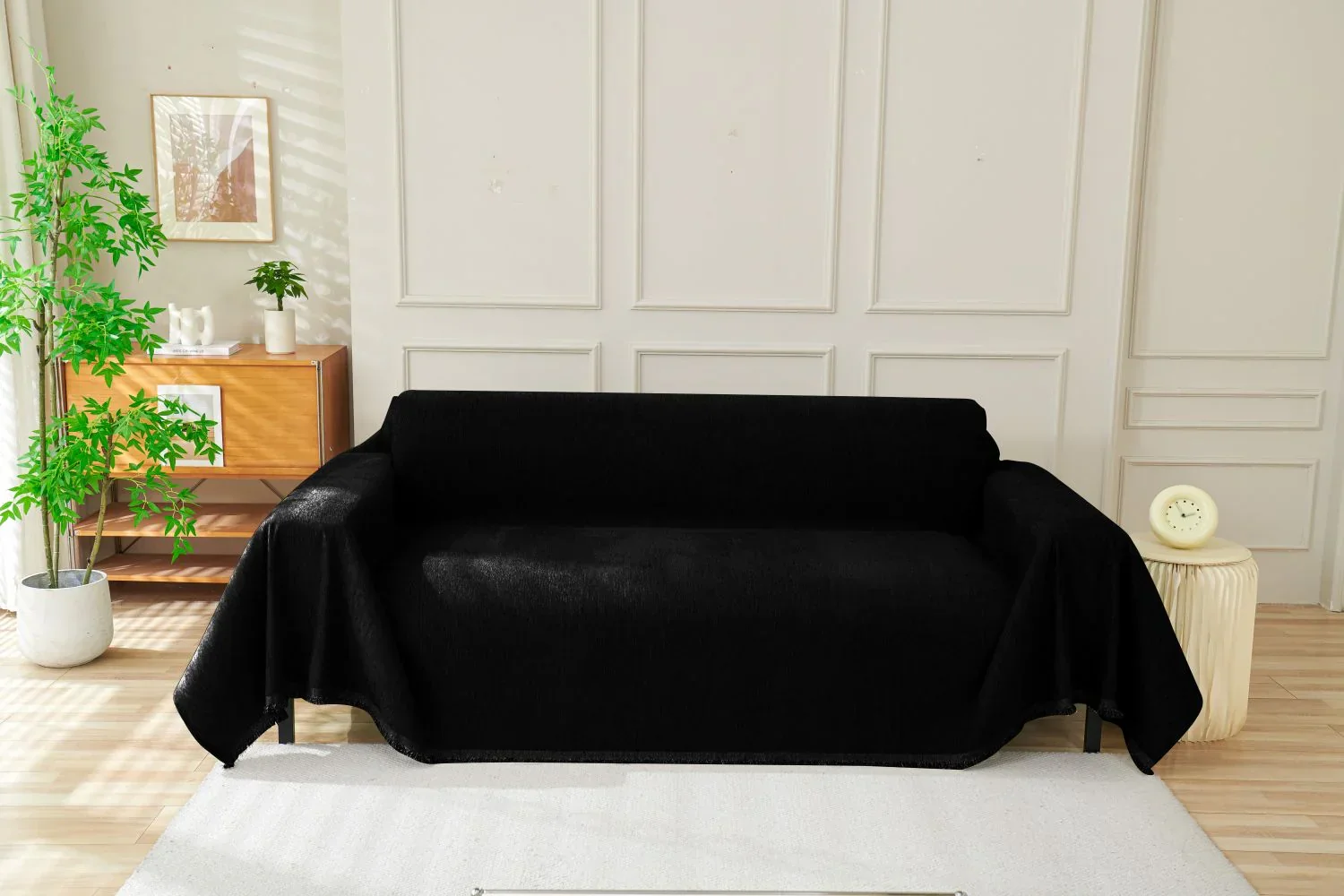 Sofa Throw - Elligate - Black - Image 5