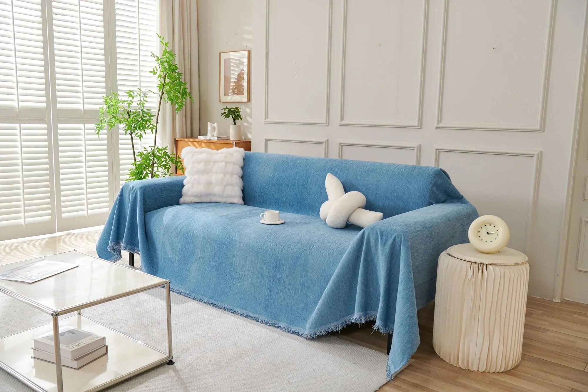Sofa Throw - Elligate - Blue - Image 2
