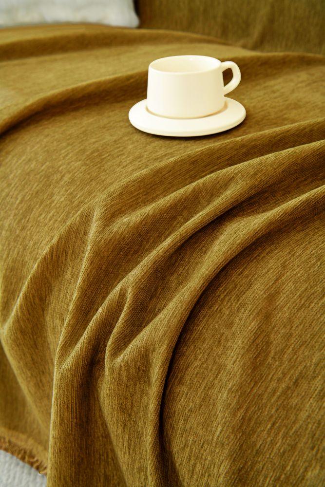 Sofa Throw - Elligate - Brown - Image 3