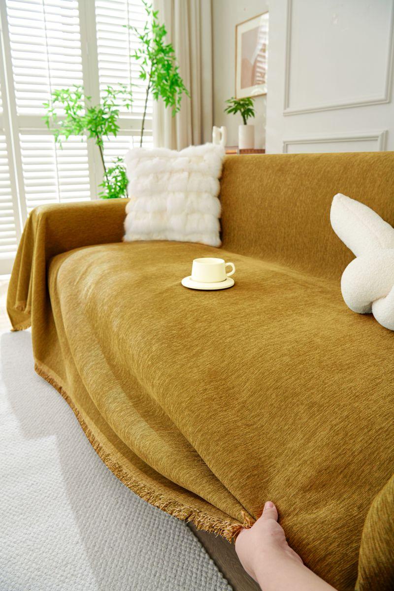 Sofa Throw - Elligate - Brown - Image 4