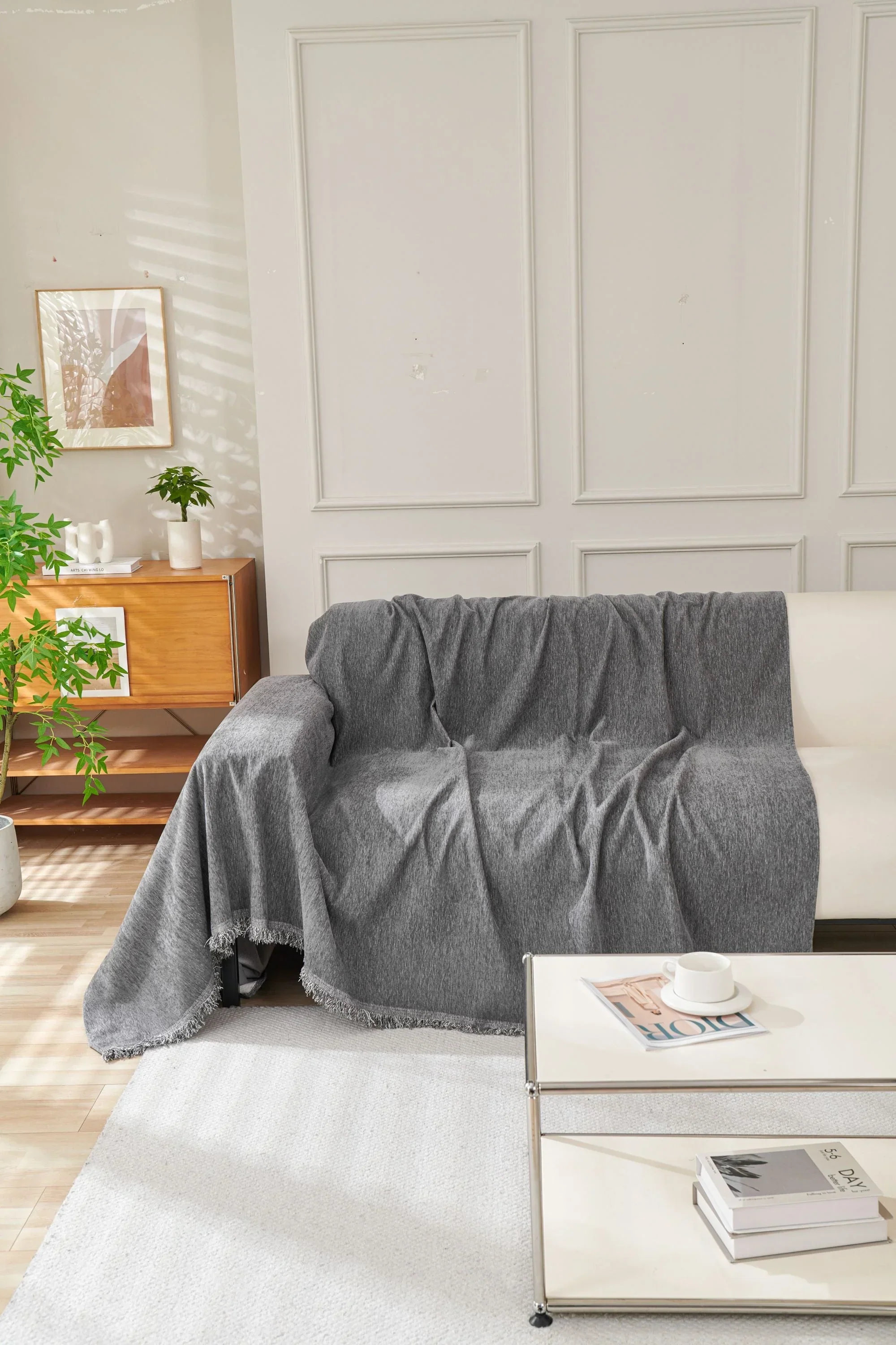 Sofa Throw - Elligate - Dark Gray - Image 5