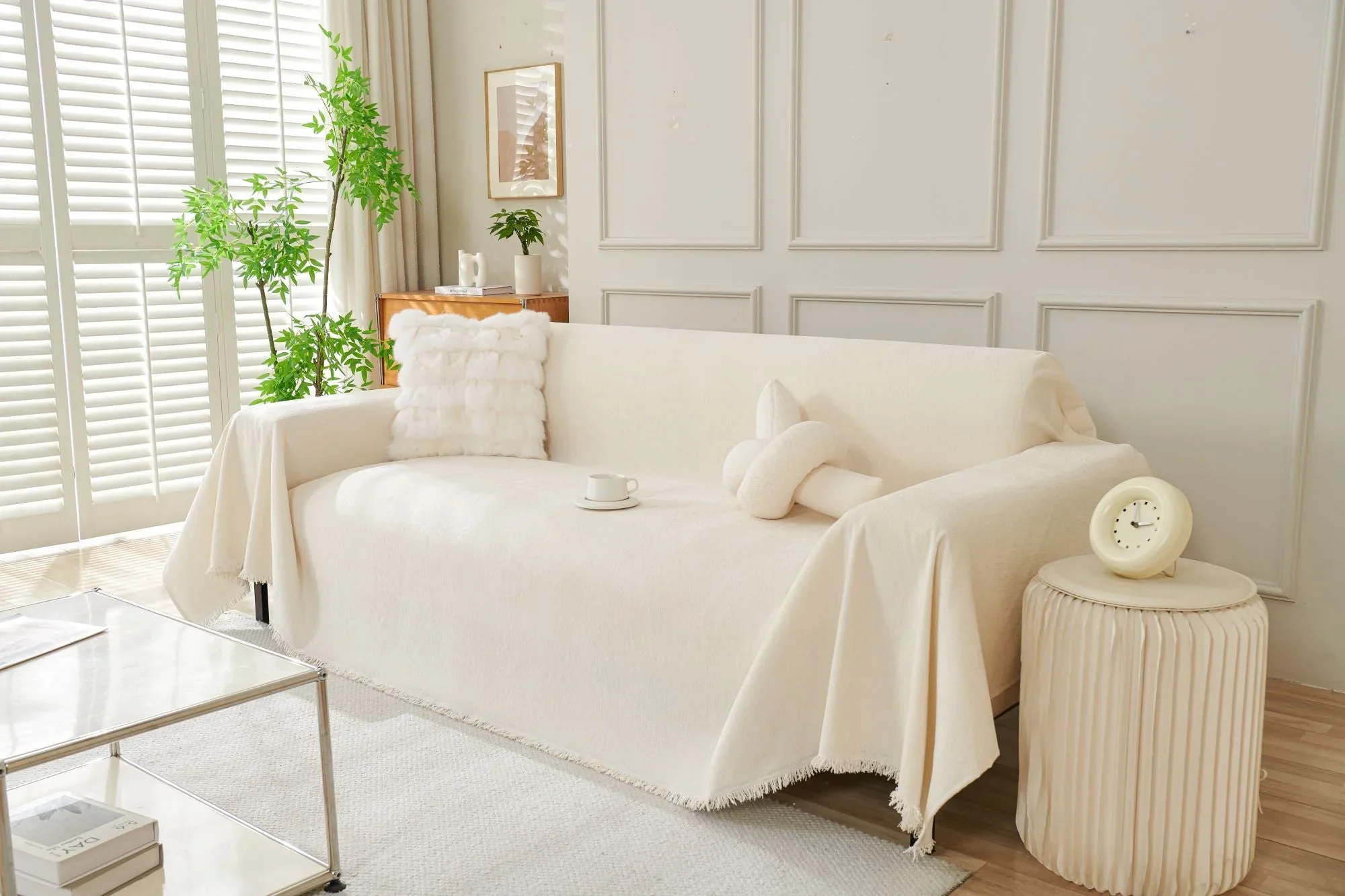 Sofa Throw - Elligate - Off white - Image 2