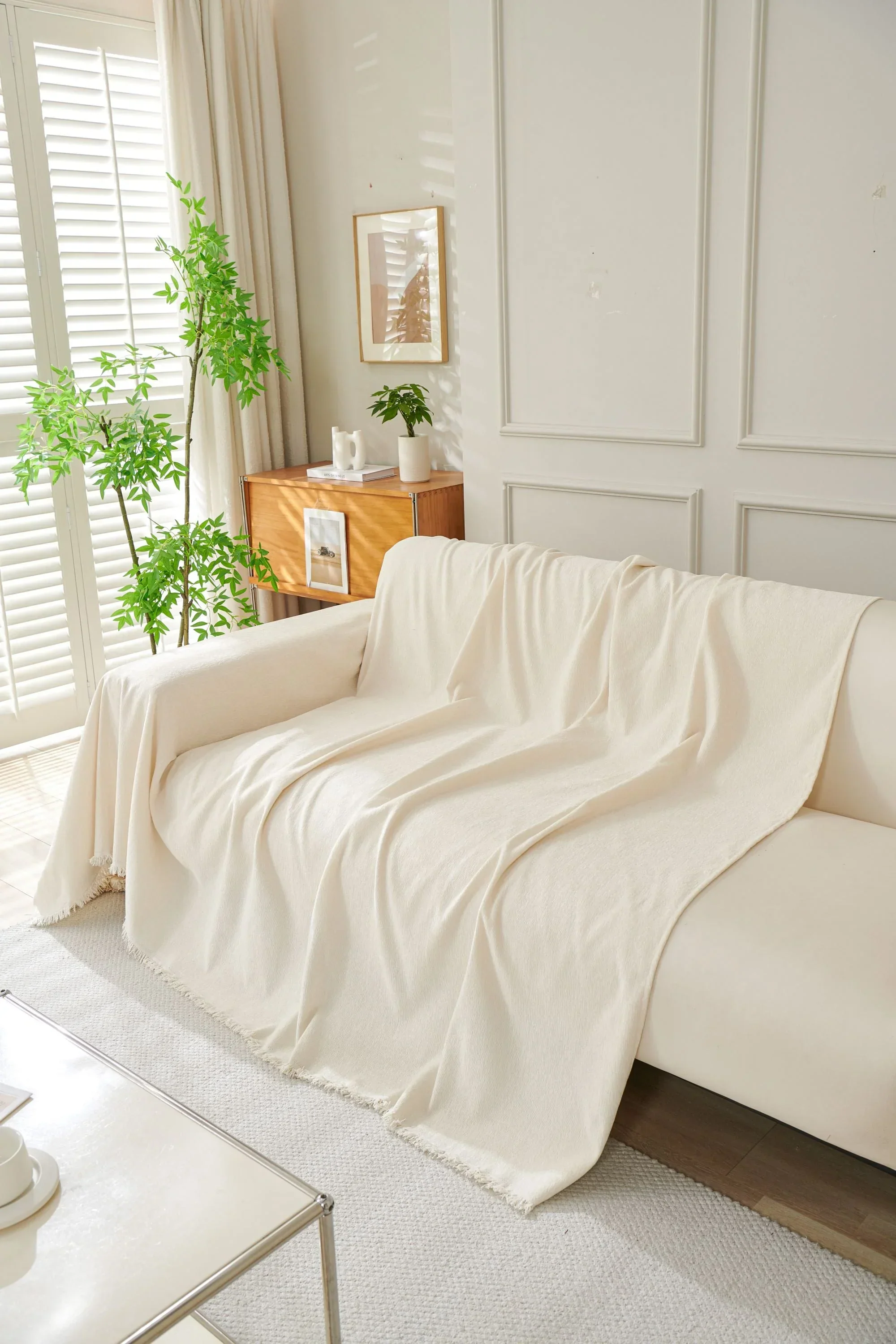 Sofa Throw - Elligate - Off white - Image 5