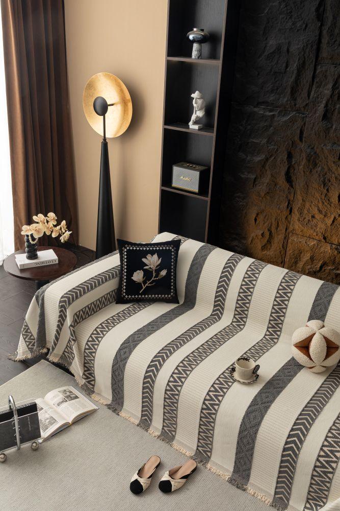 Sofa Throw - Klint - Charcoal Grey - Image 2