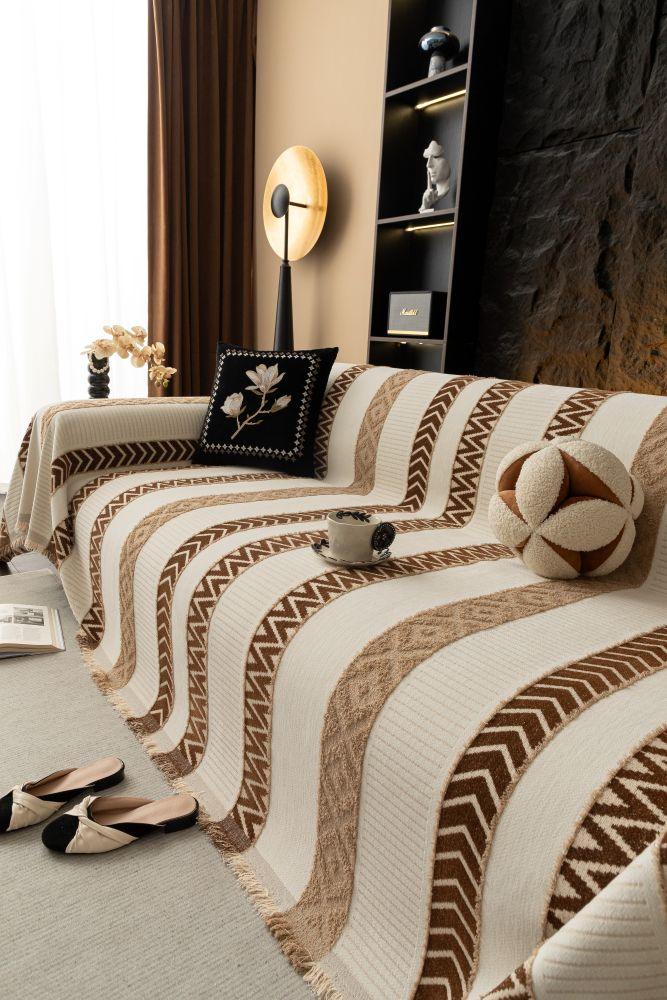 Sofa Throw - Klint - Chestnut Brown - Image 4
