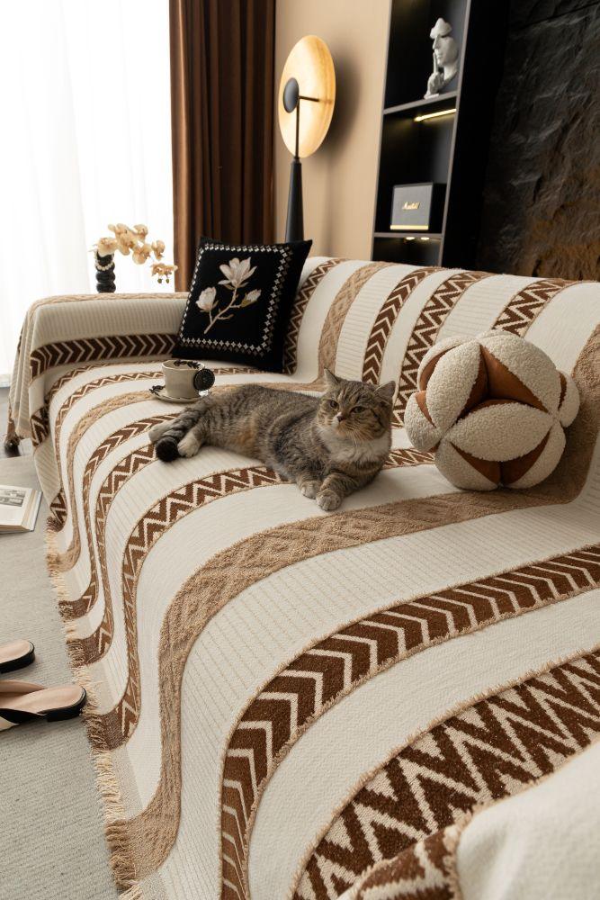 Sofa Throw - Klint - Chestnut Brown - Image 6