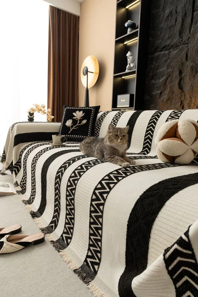 Sofa Throw - Klint - Jet Black - Image 2