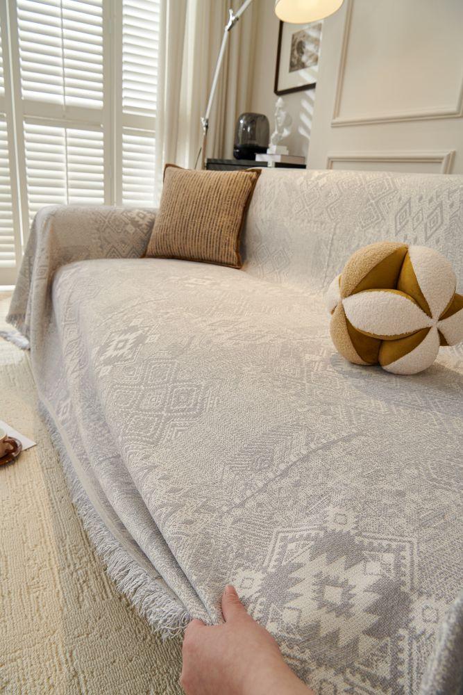 Sofa Throw - Melareve - Dove Grey - Image 6