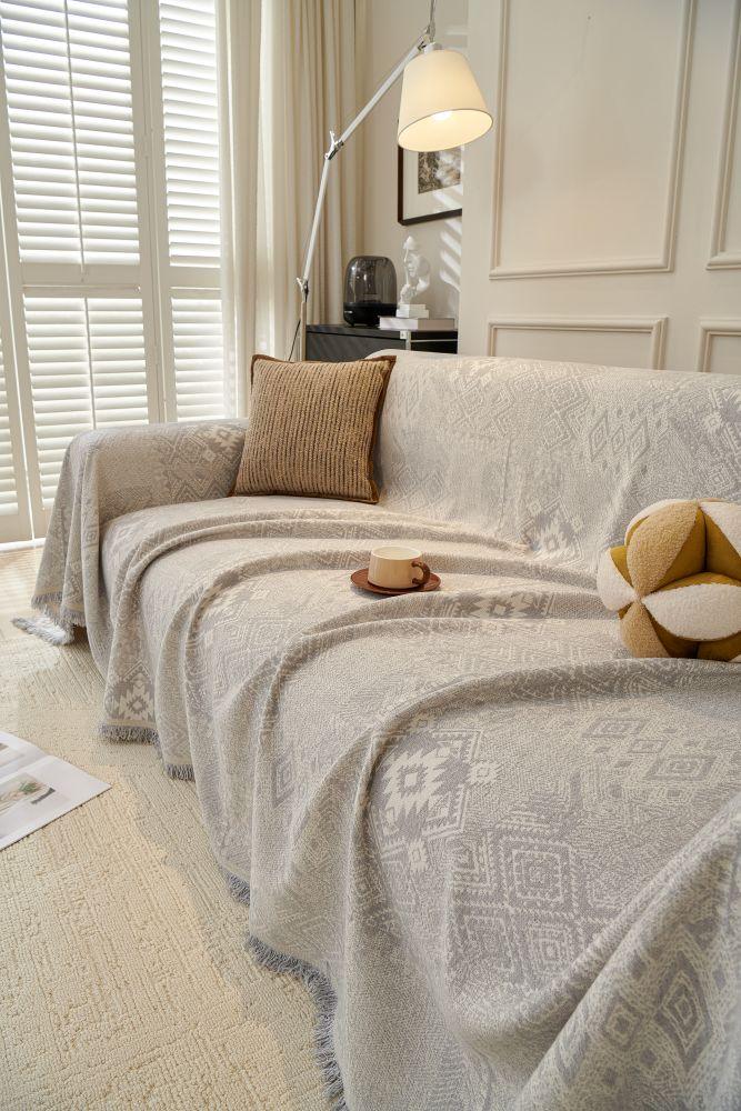 Sofa Throw - Melareve - Dove Grey - Image 7