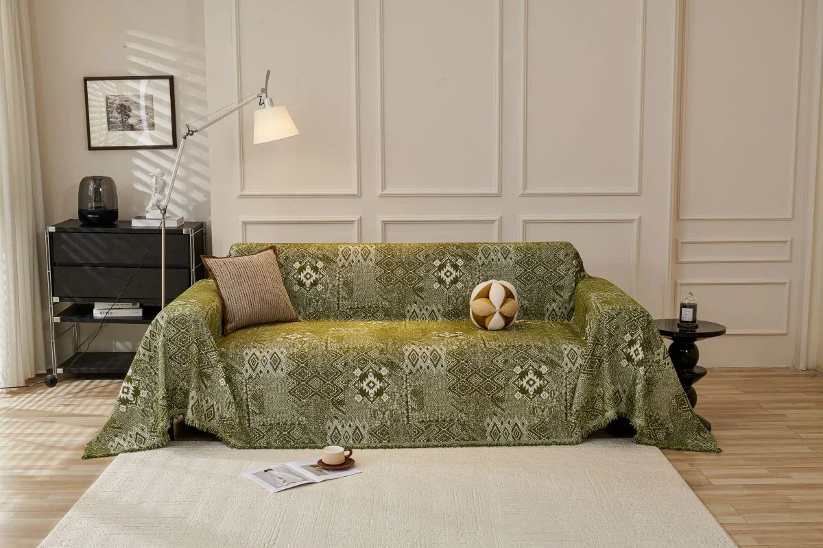 Sofa Throw - Melareve - Forest Green
