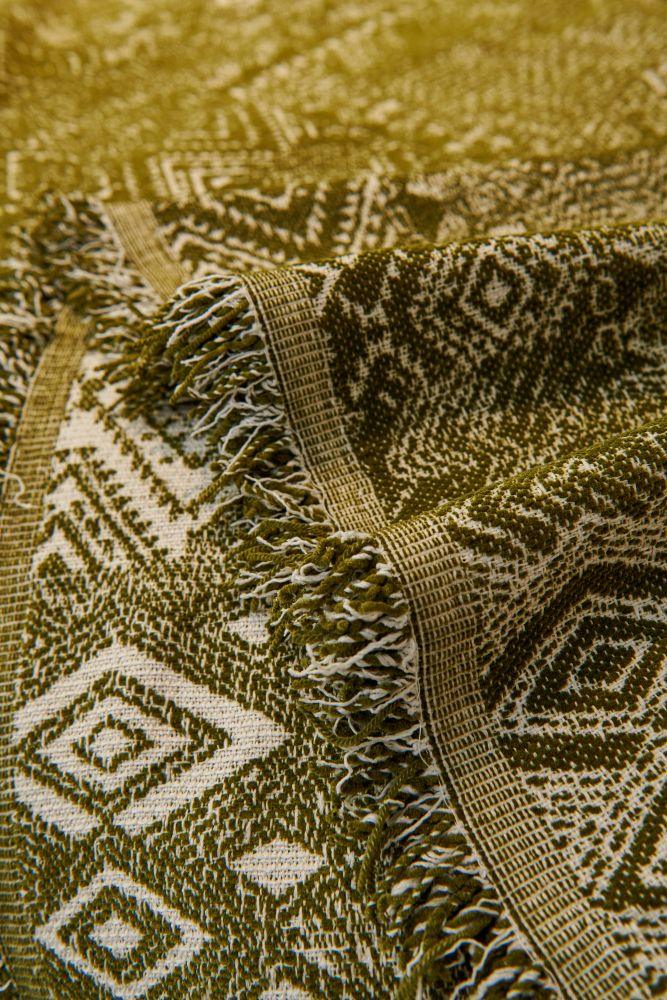 Sofa Throw - Melareve - Forest Green - Image 6