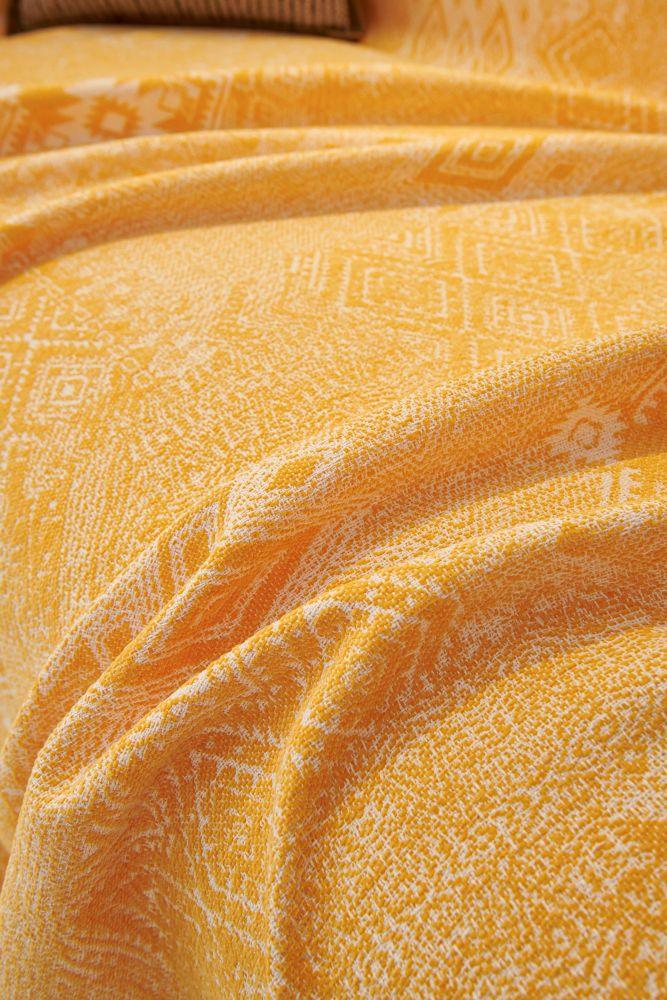 Sofa Throw - Melareve - Golden Yellow - Image 7