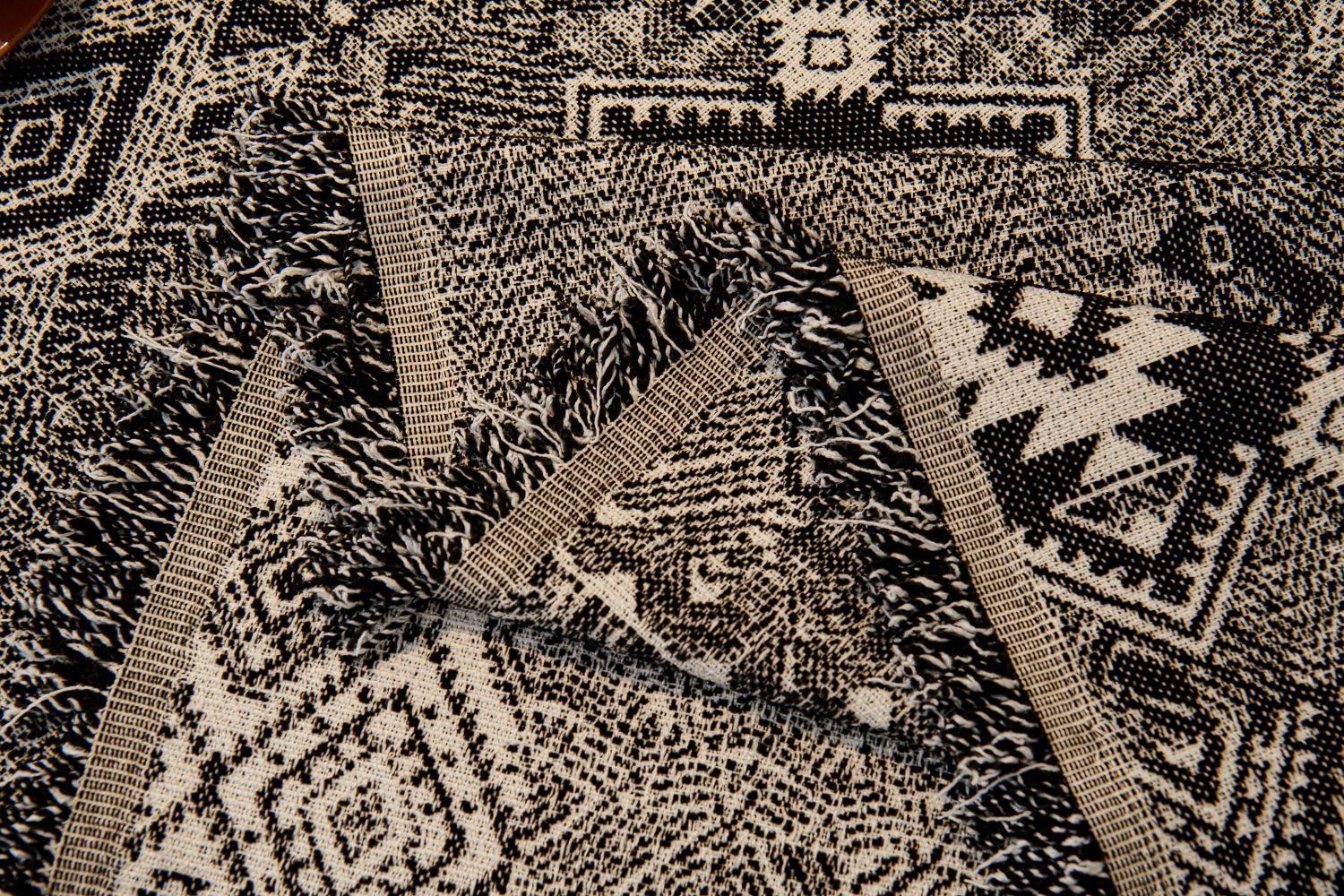 Sofa Throw - Melareve - Jet Black - Image 6