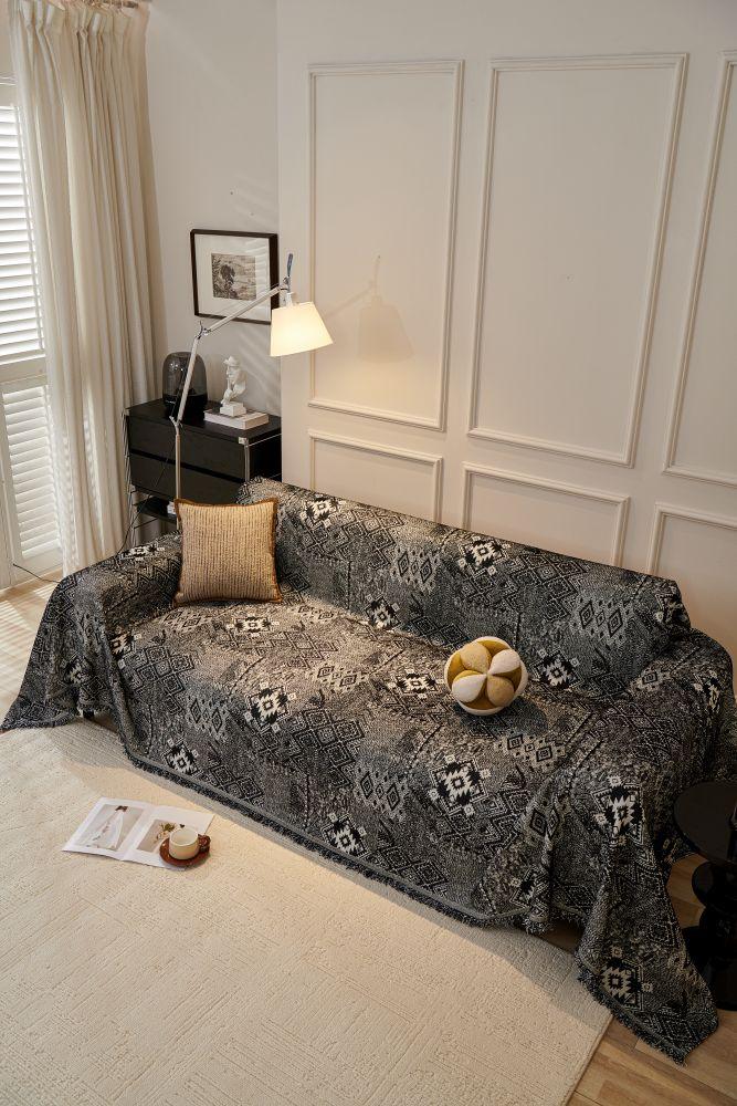 Sofa Throw - Melareve - Jet Black - Image 8