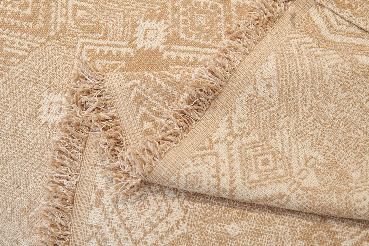 Sofa Throw - Melareve - Light Beige - Image 8