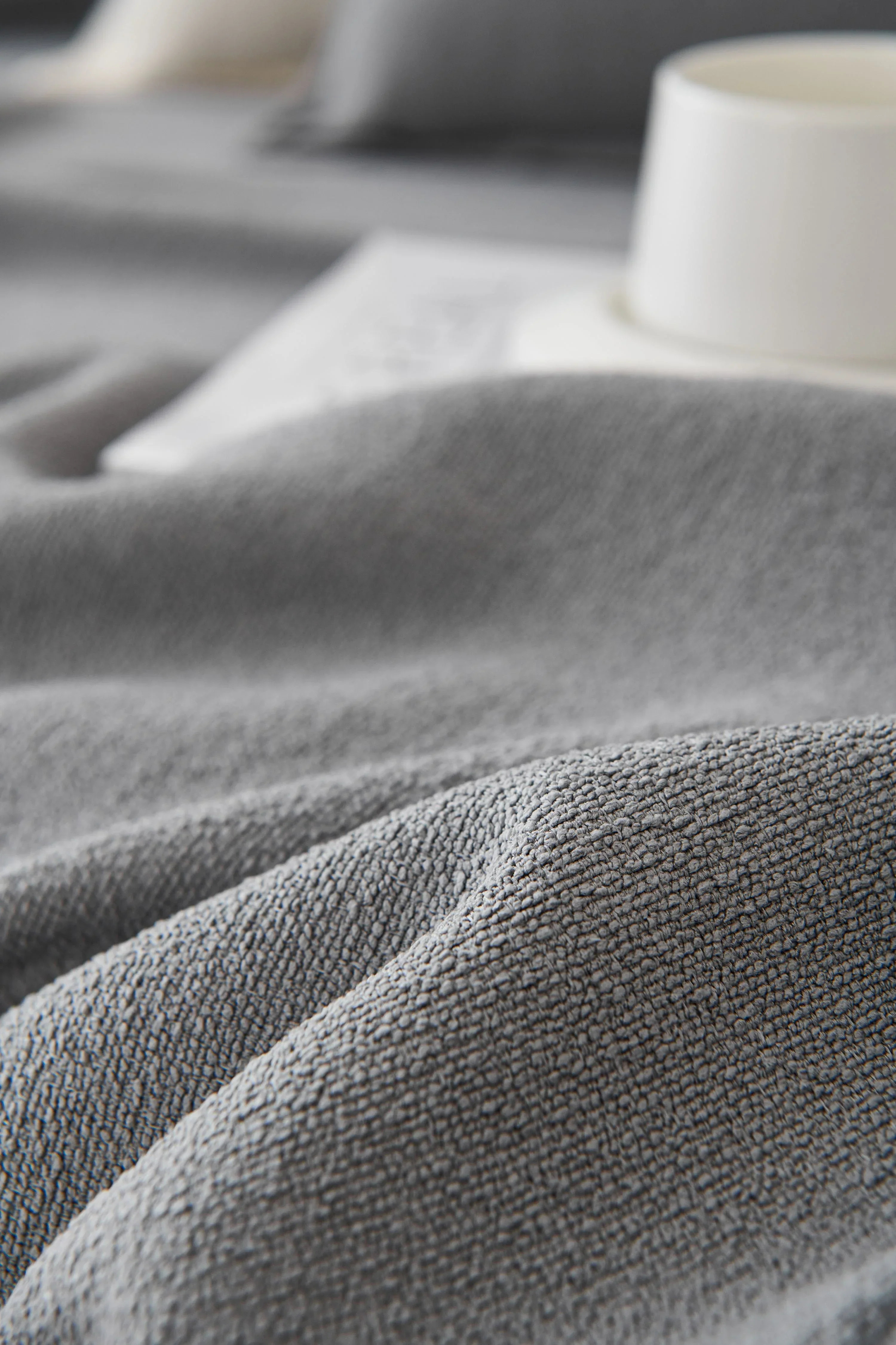 Sofa Throw - Mousoon - Light Gray - Image 5