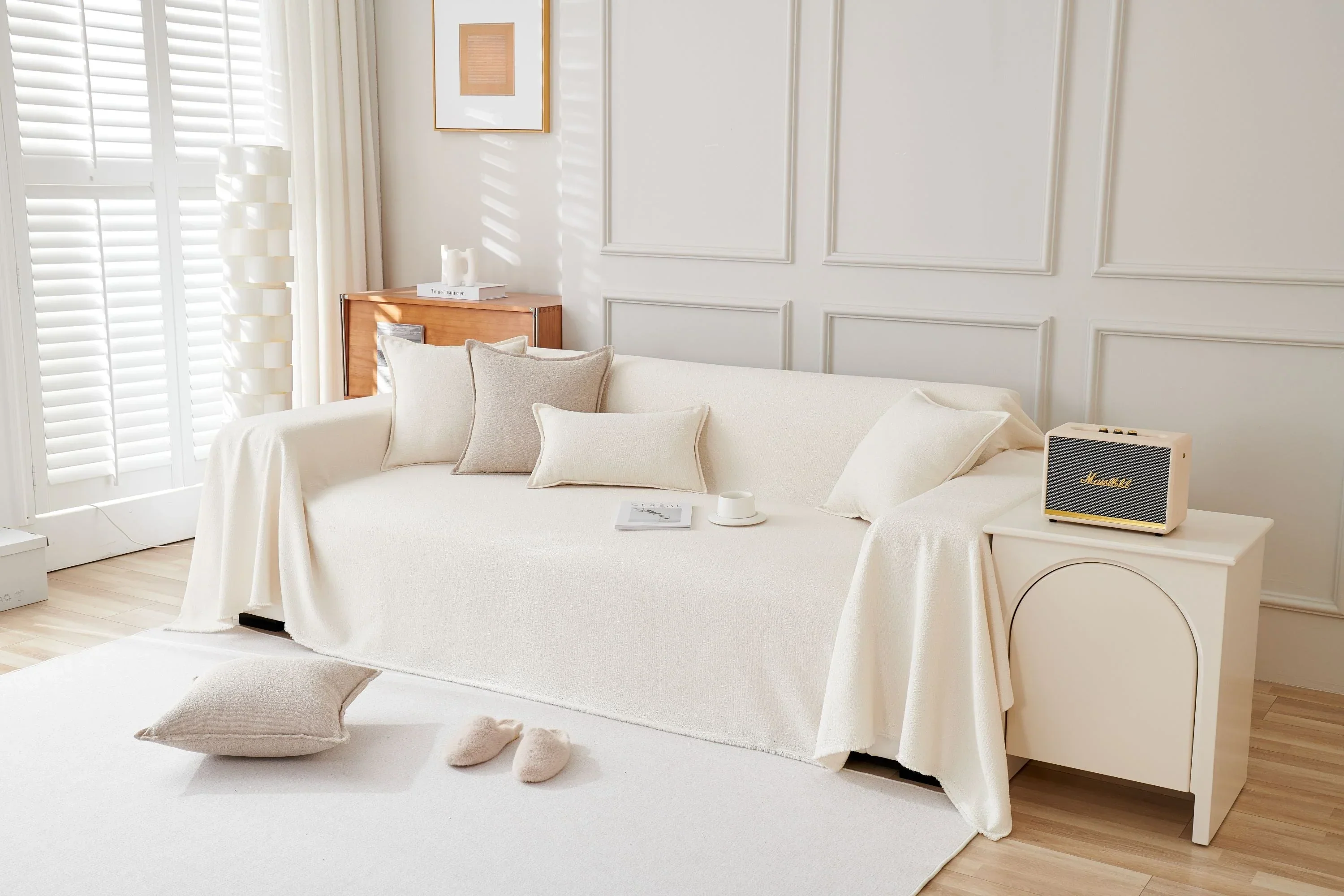 Sofa Throw - Mousoon - Off White - Image 2