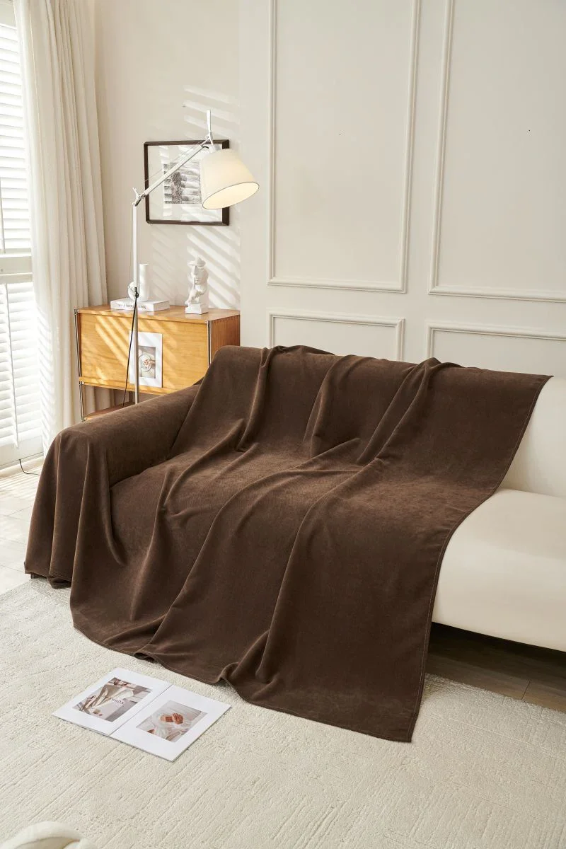 Sofa Throw - Norka - Espresso Brown - Image 4