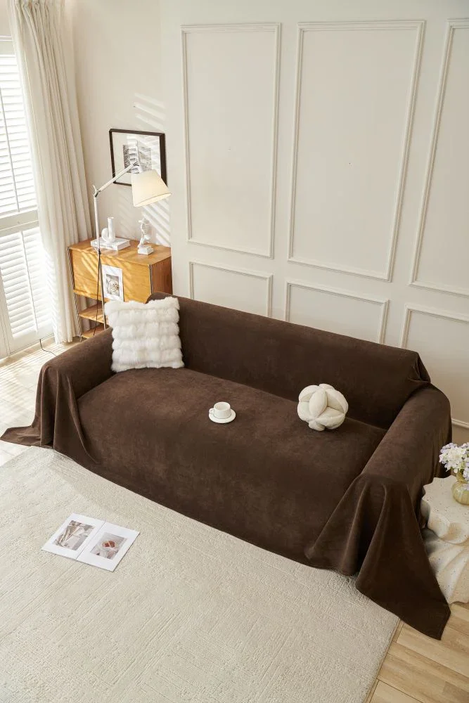 Sofa Throw - Norka - Espresso Brown - Image 6