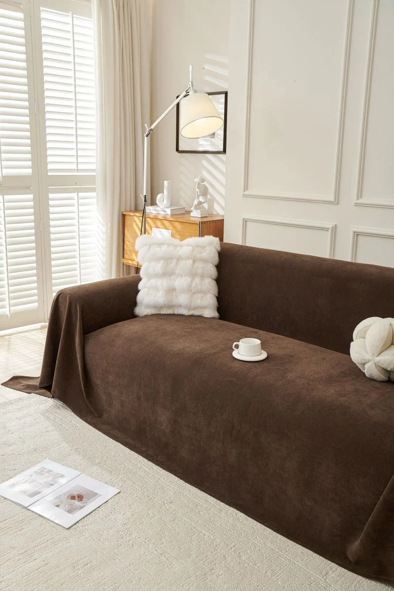 Sofa Throw - Norka - Espresso Brown - Image 7