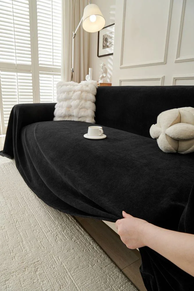 Sofa Throw - Norka - Midnight Black - Image 6