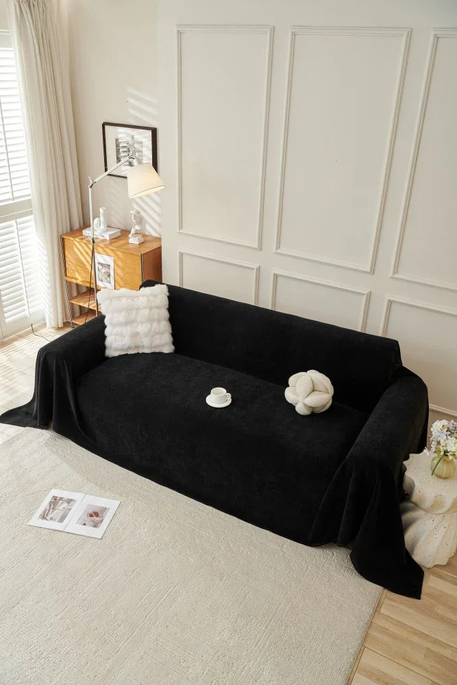 Sofa Throw - Norka - Midnight Black - Image 7