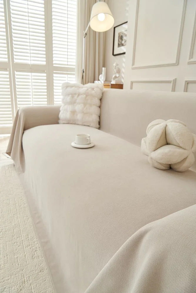 Sofa Throw - Norka - Moon Beige - Image 2