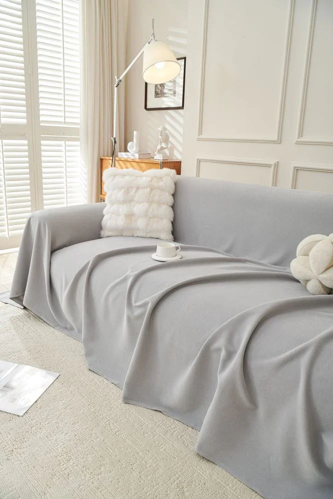 Sofa Throw - Norka - Silver grey - Image 2