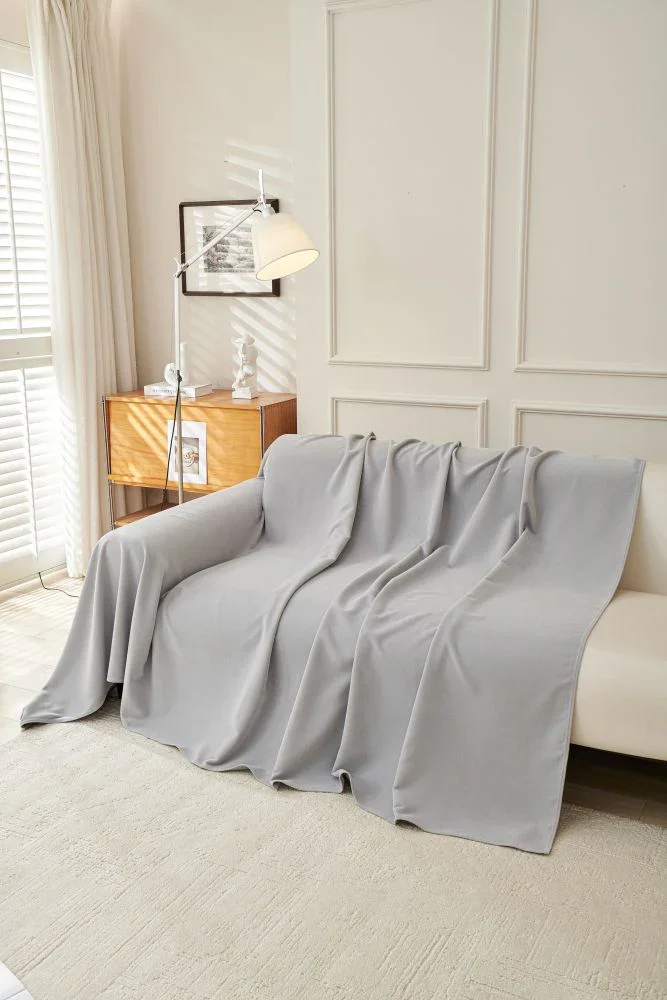 Sofa Throw - Norka - Silver grey - Image 3