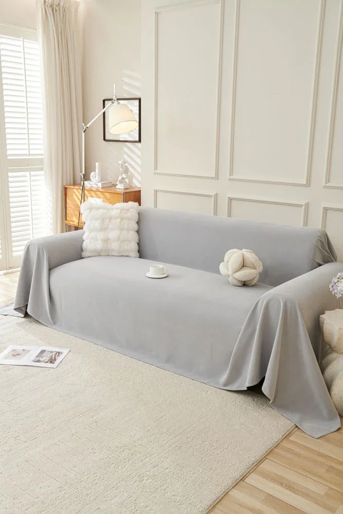 Sofa Throw - Norka - Silver grey - Image 5