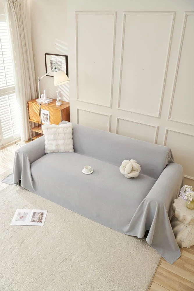 Sofa Throw - Norka - Silver grey - Image 7