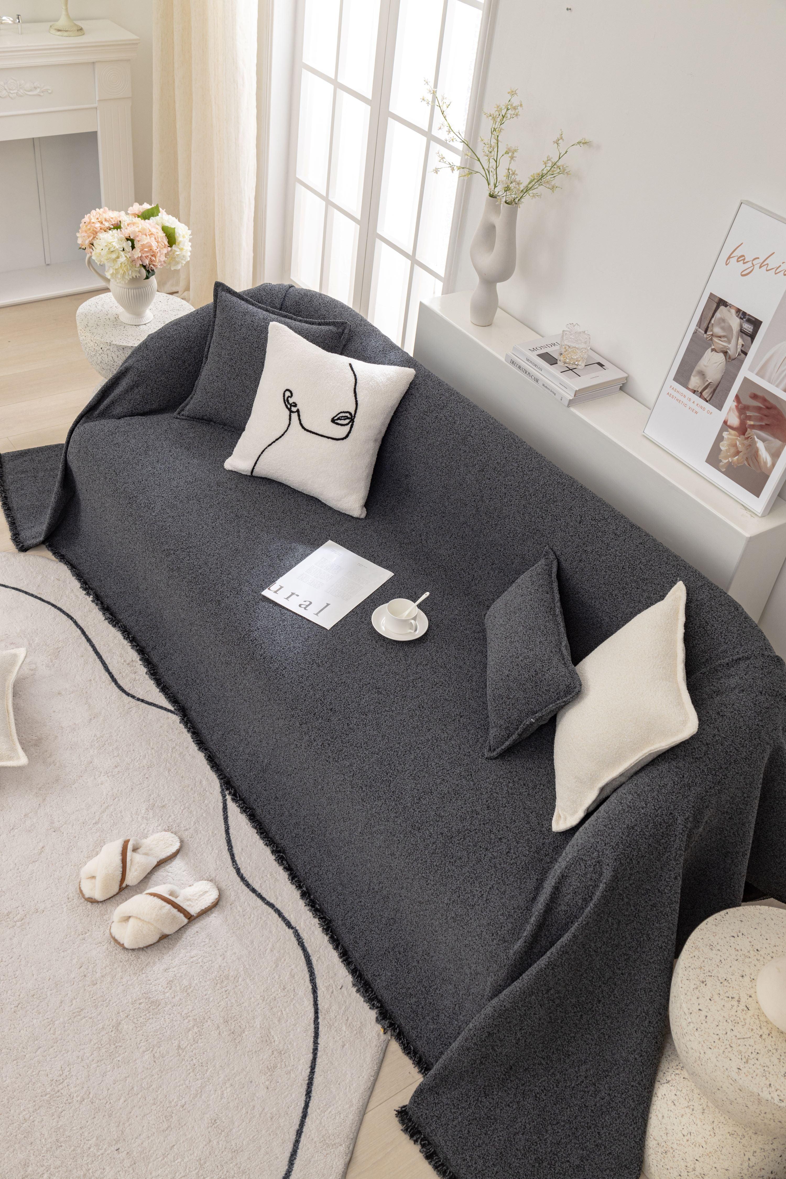 Sofa Throw - Pixlane - Dark Gray - Image 2