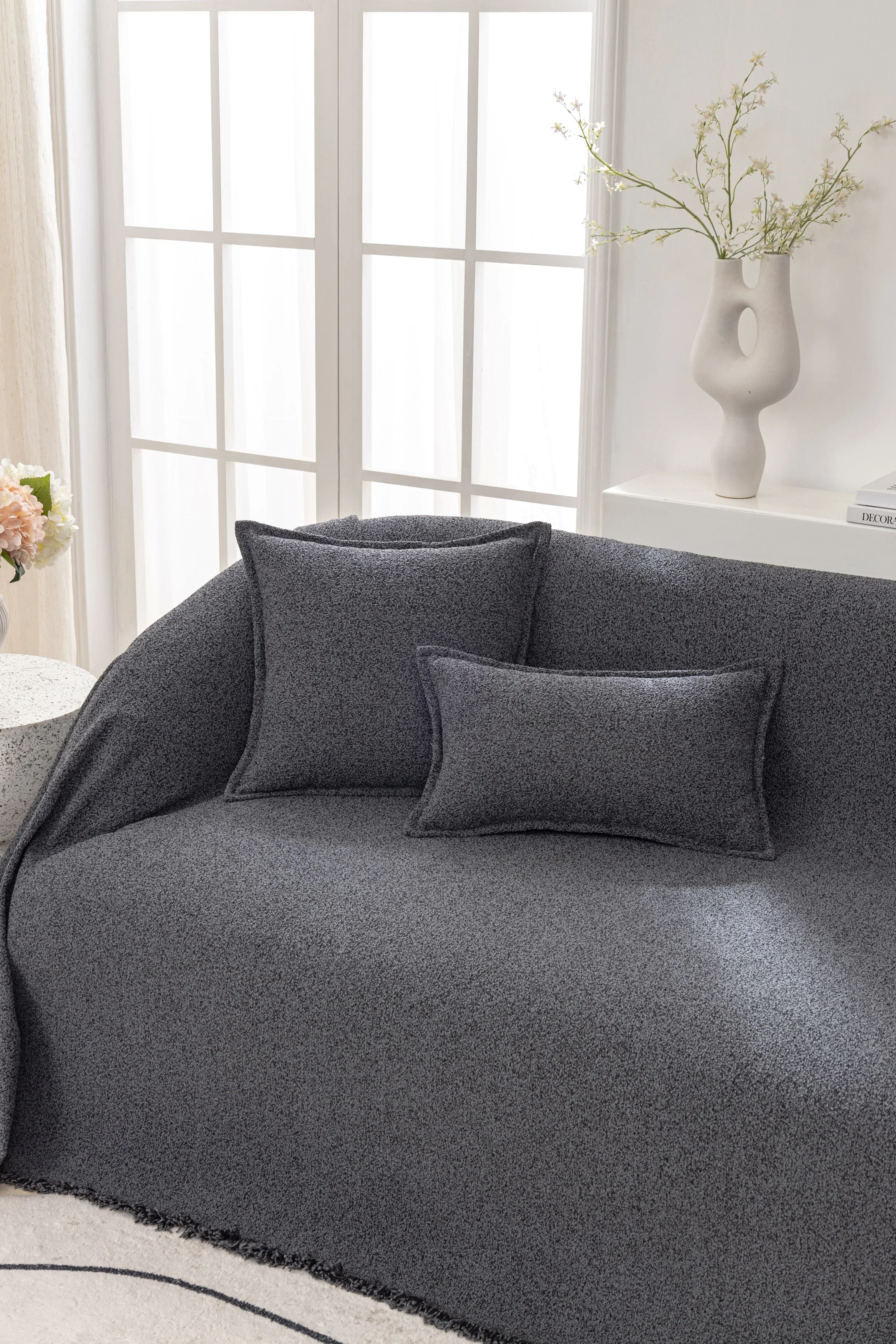 Sofa Throw - Pixlane - Dark Gray - Image 3