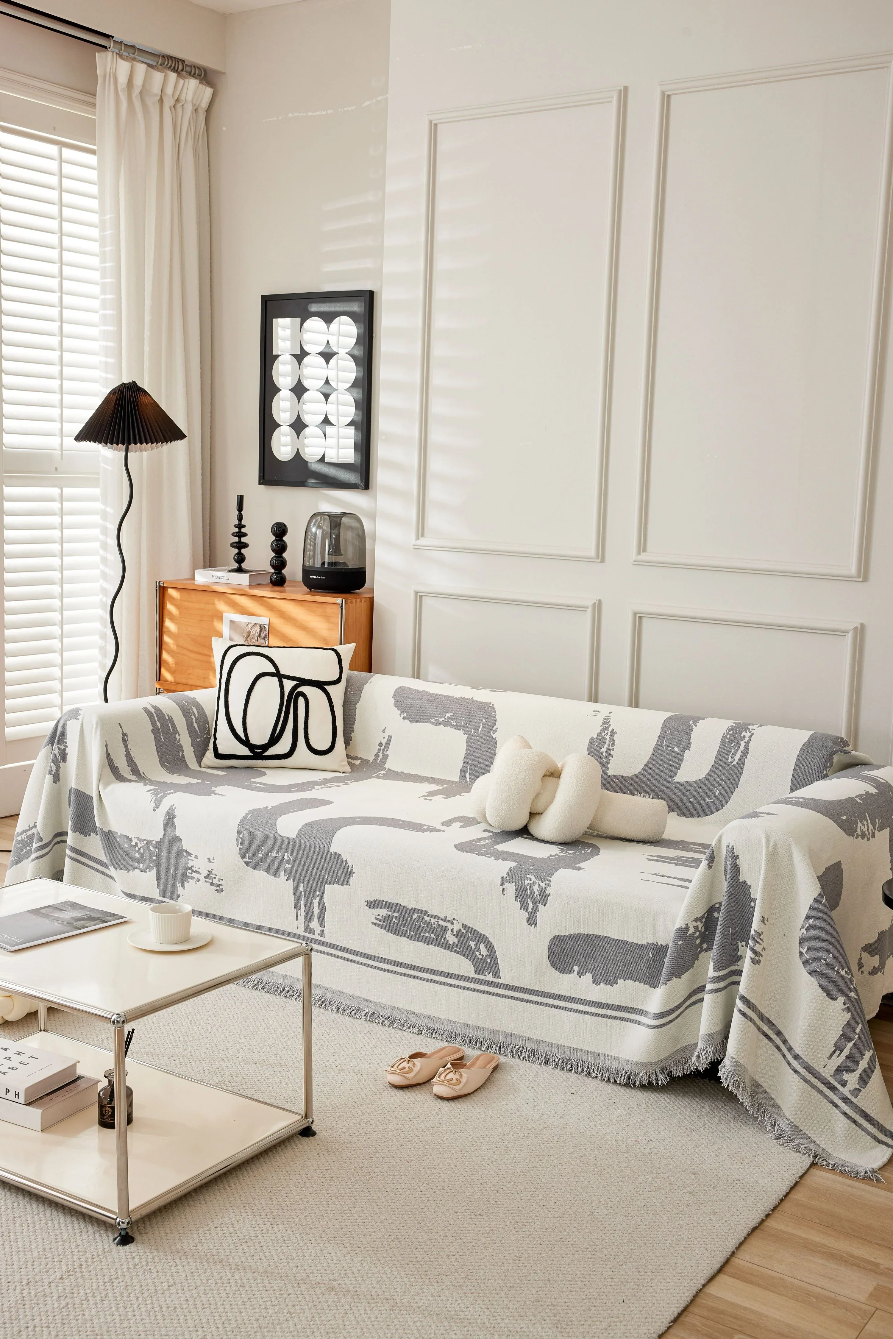 Sofa Throw - Skymoore - Grey - Image 2