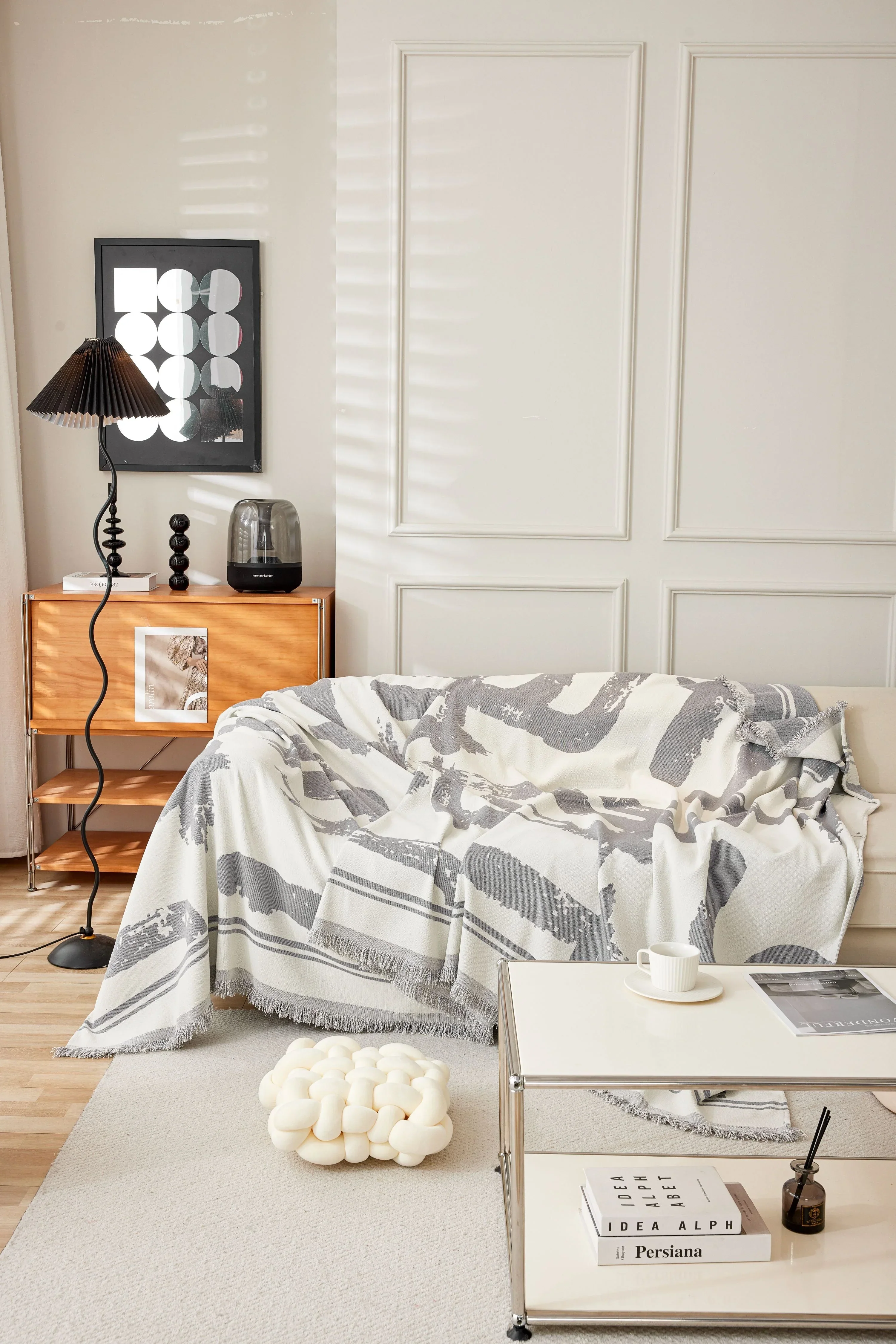 Sofa Throw - Skymoore - Grey - Image 4