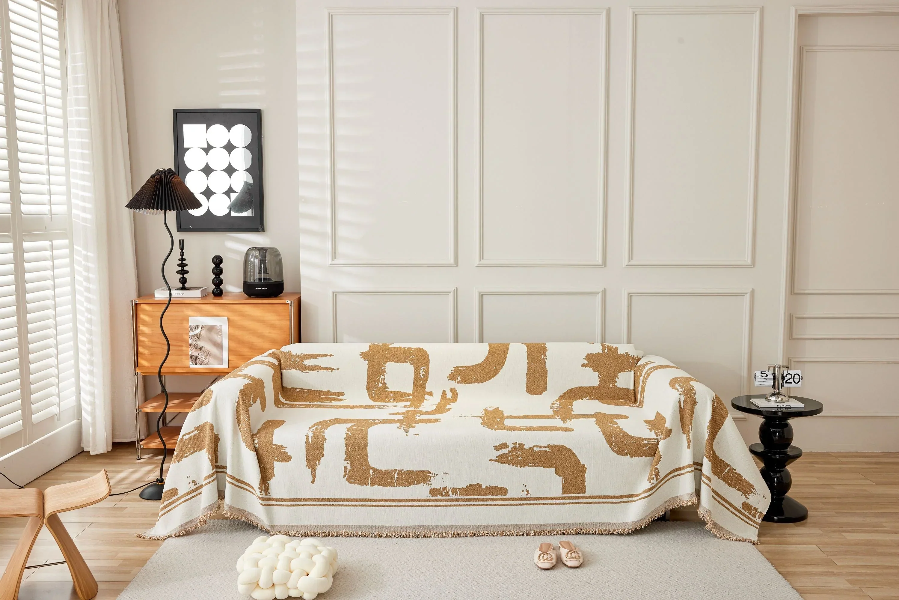 Sofa Throw - Skymoore - Khaki