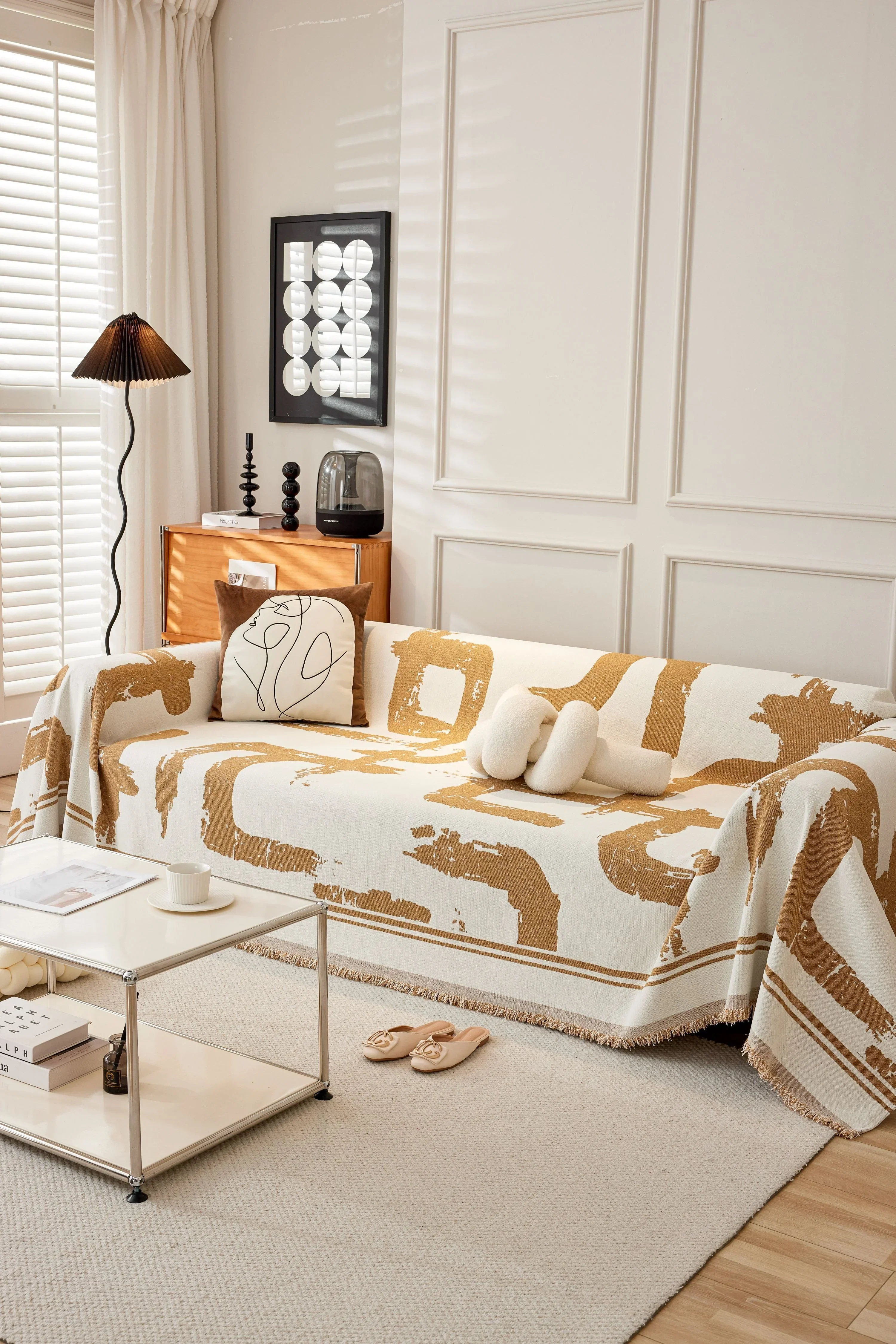 Sofa Throw - Skymoore - Khaki - Image 2