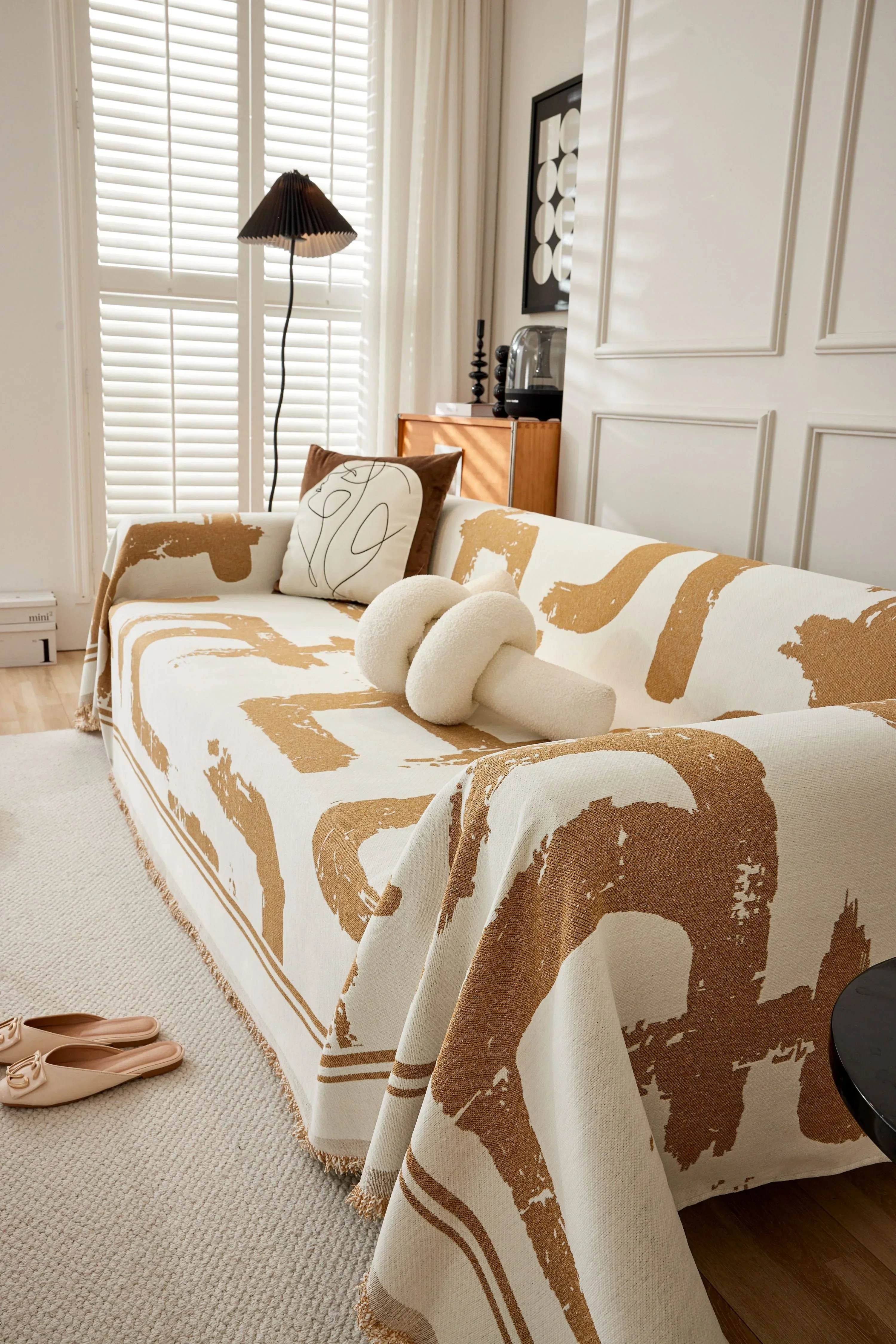 Sofa Throw - Skymoore - Khaki - Image 3