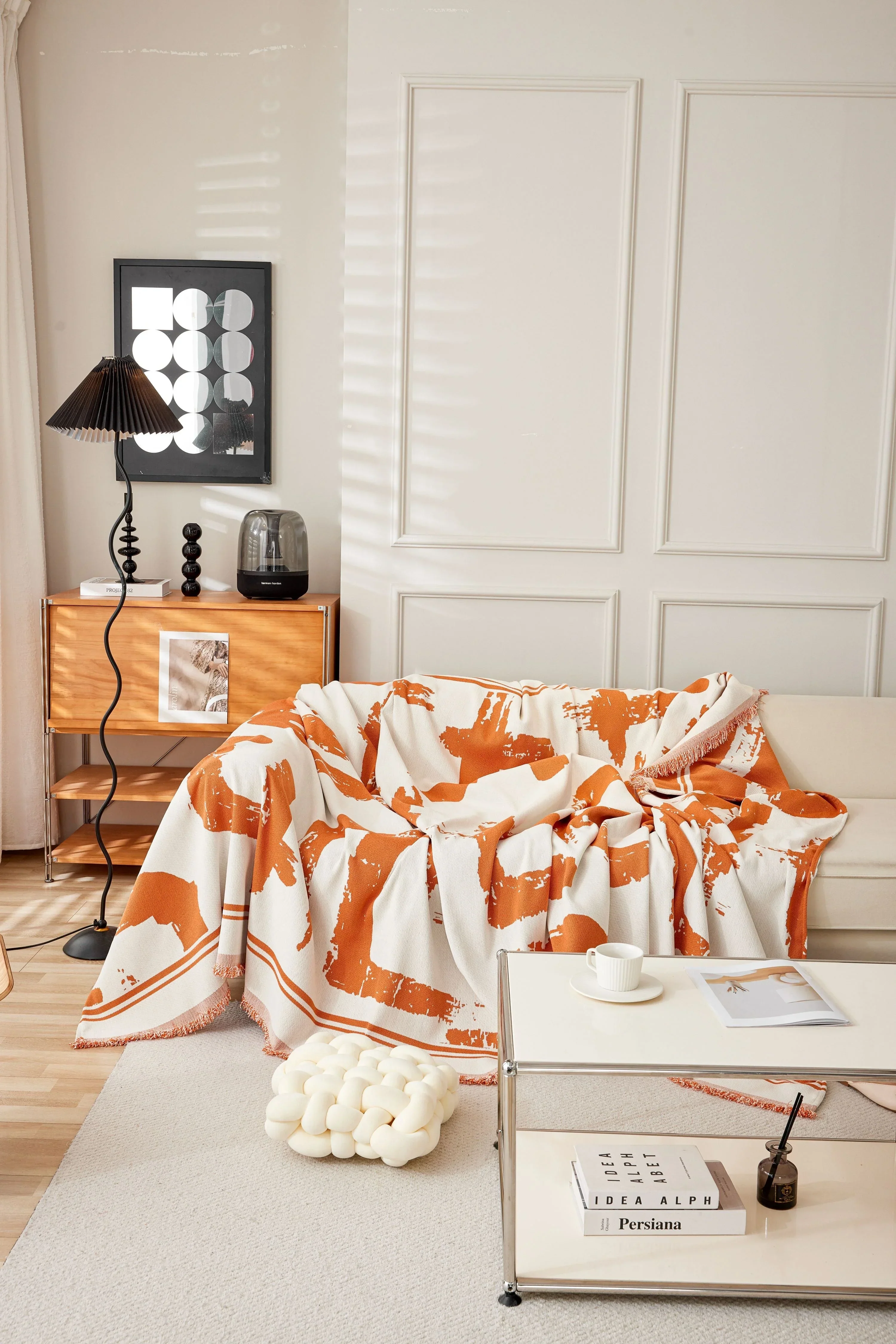 Sofa Throw - Skymoore - Orange - Image 4