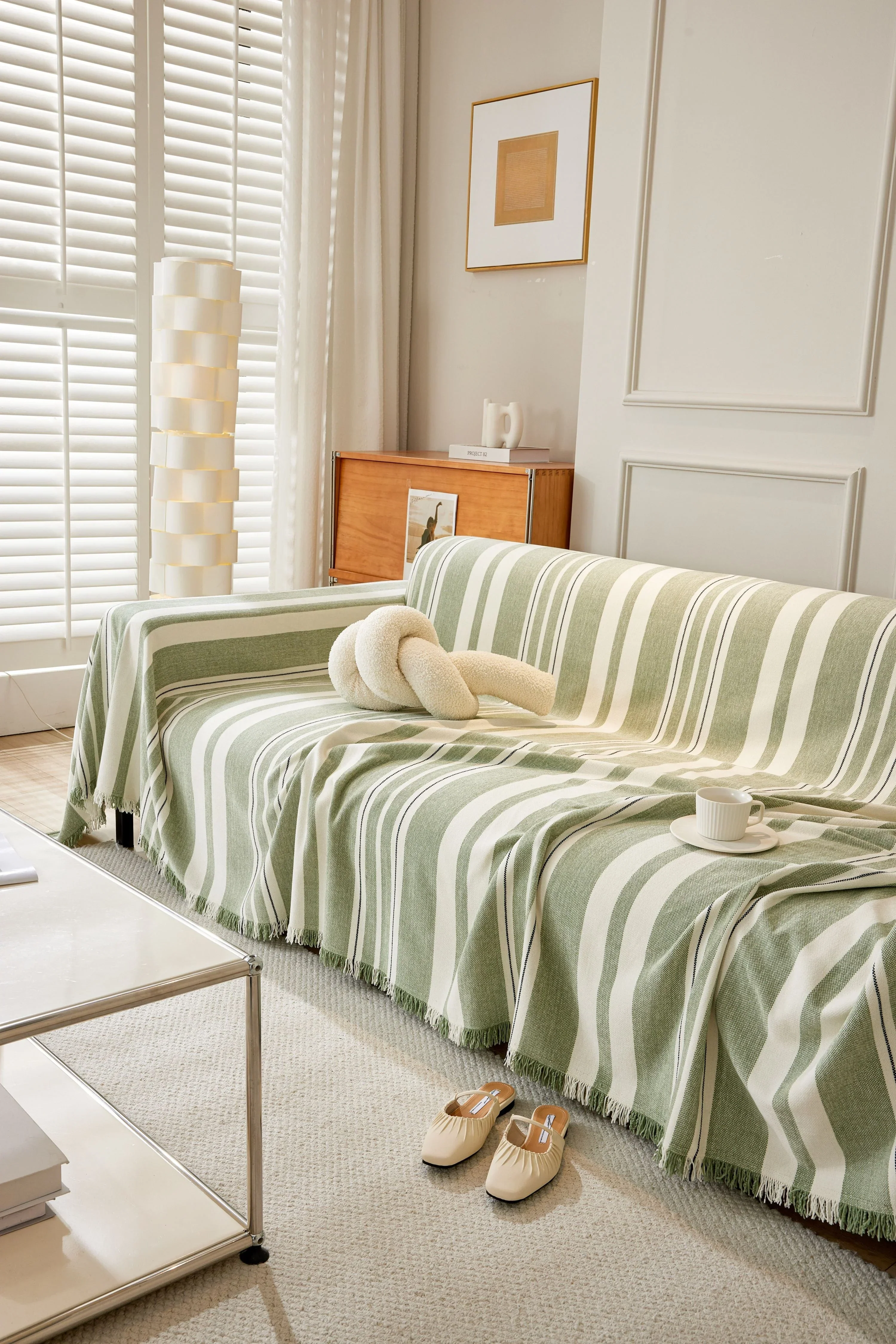 Sofa Throw - Striniara - Cross Green - Image 3