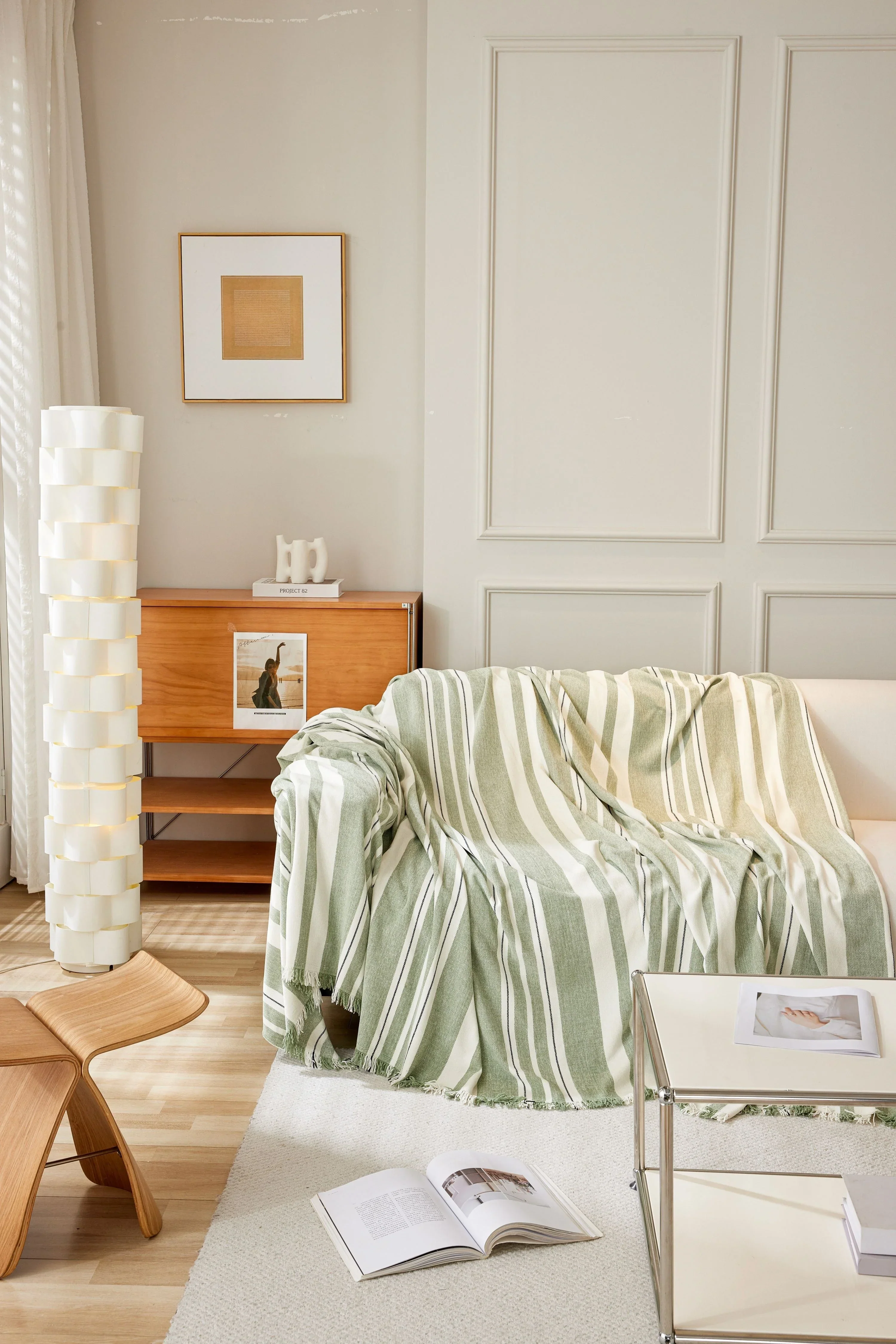Sofa Throw - Striniara - Cross Green - Image 4