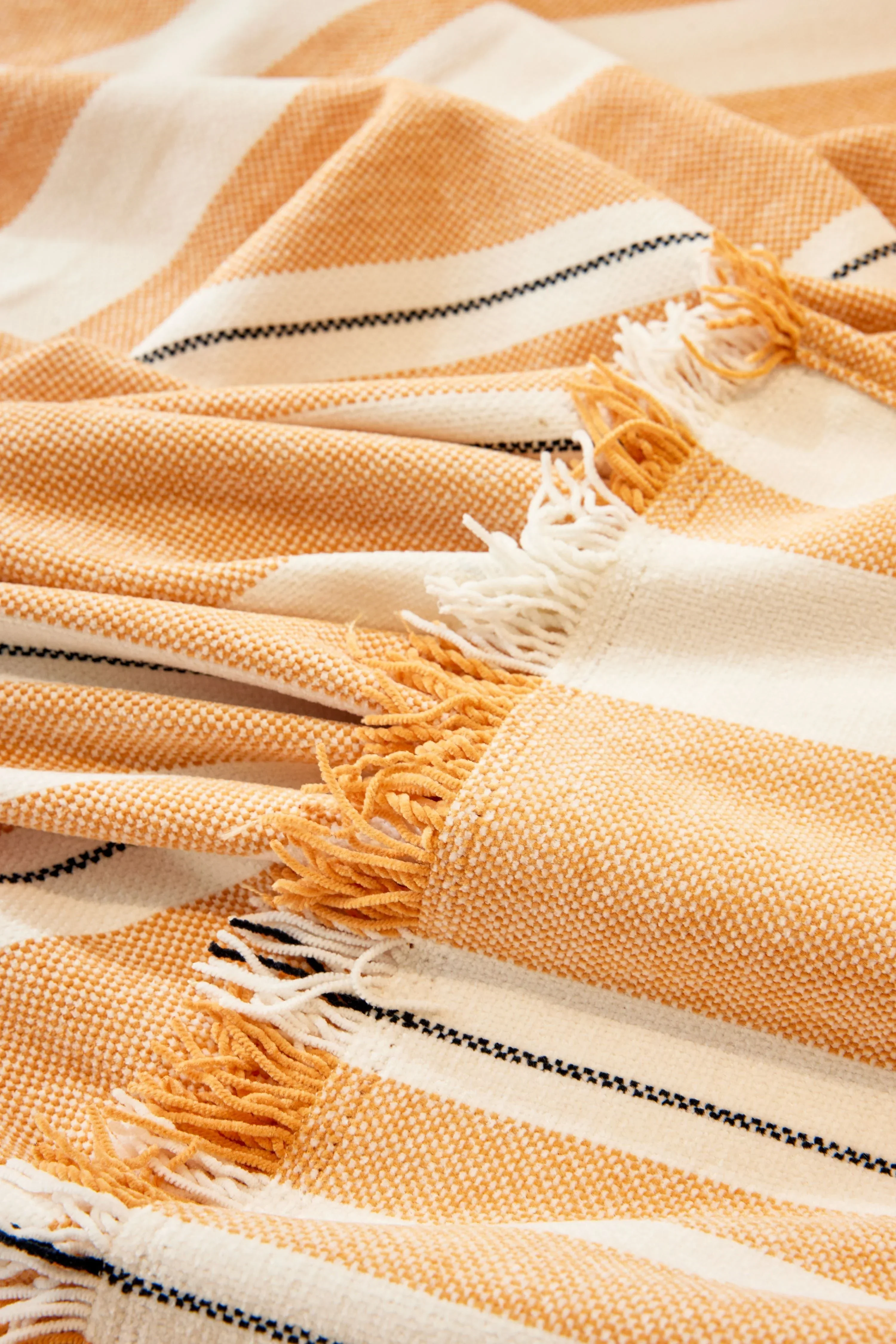 Sofa Throw - Striniara - Cross Orange - Image 5